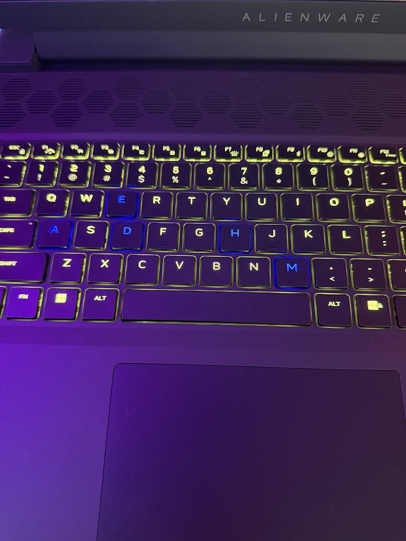 Another view of Ahmed’s Alienware gaming space
